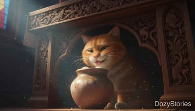 猫和老鼠合伙 - 格林童话 · DozyStories 寓言体重述 - 童话故事插画